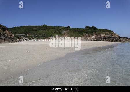 Belvoir Bay, Herm Island, Isole del Canale, REGNO UNITO Foto Stock