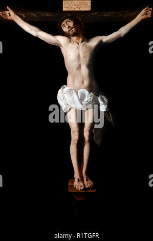 Cristo crocifisso morendo (Gesù Crucificado Expirante) da Francisco de Zurbarán (1598-1664), c.1640 Foto Stock