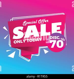 Abstract super colorati vendita background moderno Illustrazione Vettoriale