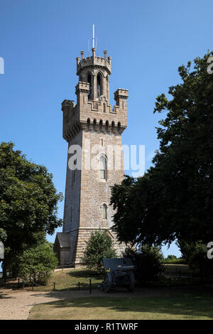 La torre di Victoria a St Peter Port Guernsey, Isole del Canale, REGNO UNITO Foto Stock