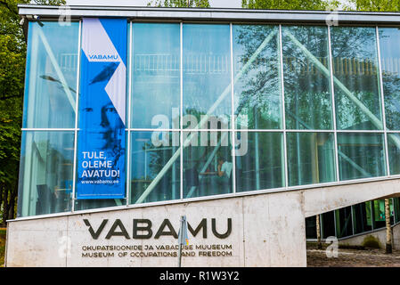 Museo Vabamu di professioni e di libertà. Tallinn, Harju County, Estonia, paesi baltici, Europa. Foto Stock