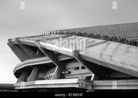 SHAH Alam, Malesia - 12 novembre 2018 : Shah Alam Stadium struttura in bianco e nero Foto Stock