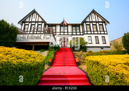 Old Courthouse Inn, Powell river, BC, Canada Foto Stock