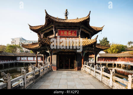 Yuantong tempio buddista, Kunming, nella provincia dello Yunnan in Cina Foto Stock