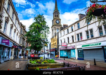 FALKIRK, Scozia - 10 settembre 2017: Street View di Falkirk, Scotland, Regno Unito. Foto Stock