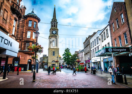 FALKIRK, Scozia - 10 settembre 2017: Street View di Falkirk, Scotland, Regno Unito. Foto Stock