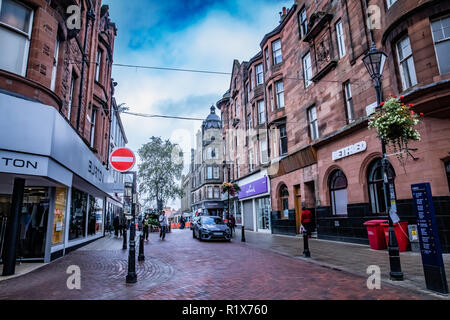 FALKIRK, Scozia - 10 settembre 2017: Street View di Falkirk, Scotland, Regno Unito. Foto Stock