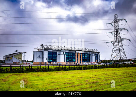 FALKIRK, Scozia - 10 settembre 2017: Falkirk Stadium, Scotland, Regno Unito. Foto Stock