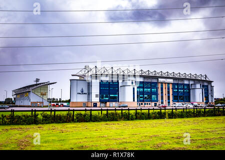 FALKIRK, Scozia - 10 settembre 2017: Falkirk Stadium, Scotland, Regno Unito. Foto Stock