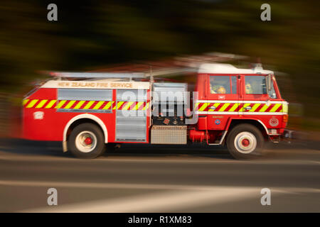 Motore Fire, Dunedin, Isola del Sud, Nuova Zelanda Foto Stock