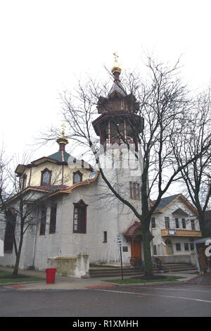 Santa Trinità cattedrale ortodossa (1903, progettato da Louis Sullivan), Chicago, IL, Stati Uniti d'America Foto Stock