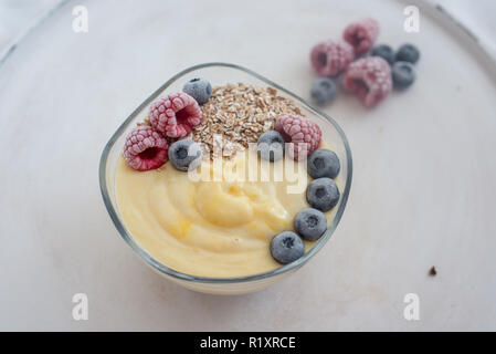 Frullato sano ciotola Foto Stock