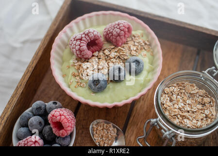 Frullato sano ciotola Foto Stock