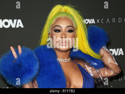 Hollywood, CA. Xiv Nov, 2018. Dreamdoll, alla moda Nova x Cardi B collaborazione Evento di lancio a Boulevard3 in Hollywood, la California il 14 novembre 2018, Credit: Faye Sadou/media/punzone Alamy Live News Foto Stock