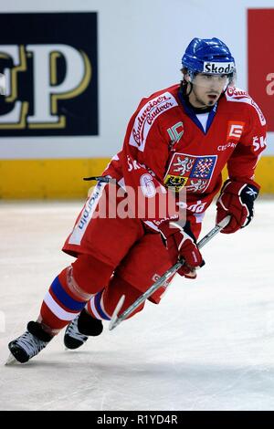 Liberec, Repubblica Ceca. 19 apr 2009. Euro Hockey Tour, Repubblica Ceca team, 19 aprile 2009, Liberec, CZE. La Repubblica ceca è Frantisek Lukes./PSPA/Slavek Ruta Credito: Slavek Ruta/ZUMA filo/Alamy Live News Foto Stock