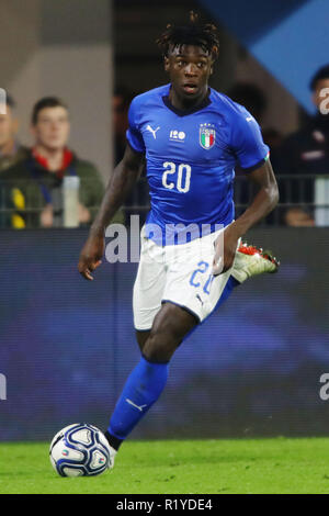 Ferrara, Italia. 15 Novembre, 2018. MOISE KEAN (Italia) calcio amichevole Italia vs Inghilterra u21 Ferrara Italia Novembre 15, 2018 foto di Filippo Rubin Credito: Filippo Rubin/Alamy Live News Foto Stock