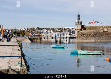 Fortificata medievale di Ville vicino,Concarneau Foto Stock