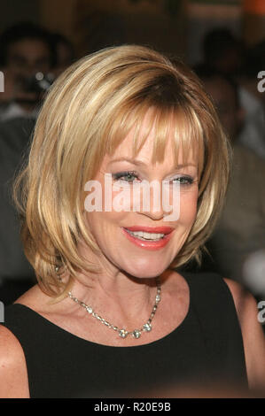 Melanie Griffith 10/14/06 decimo ANNUALE DI LOS ANGELES LATINO FESTIVAL INTERNAZIONALE GABI AWARD GALA - Omaggio a Antonio Banderas @ teatro egiziano, Hollywood foto di Giu Matsuda/HNW / PictureLux (14 ottobre 2006) Foto Stock