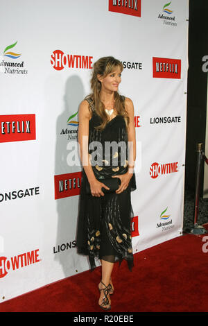Natascha McElhone 08/01/07 'SHOWTIME commedia collettore doppio tappeto rosso premiere notte: erbacce stagione3 e la nuova serie di commedia CALIFORNICATION con protagonista David Duchovny @ Glossari Affini a plafoniera Arclight cinema, Hollywood Foto di Izumi Hasegawa/HNW / PictureLux (1 agosto 2007) Foto Stock