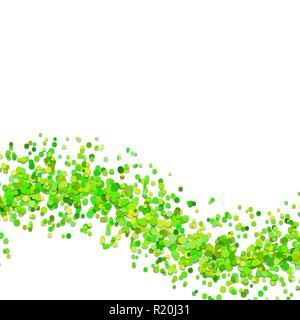 Vuoto onda astratta sparsi coriandoli sfondo del cerchio Illustrazione Vettoriale