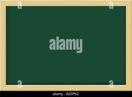 Scheda verde per chalk iscritto Illustrazione Vettoriale