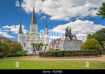 Cattedrale di San Louis a New Orleans, LA Foto Stock