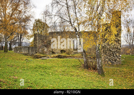 Ex castello reale di Nowy Sacz. Polonia Foto Stock