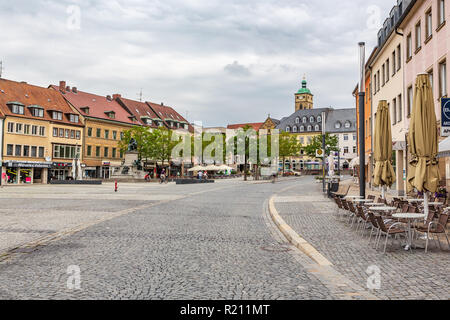 SCHWEINFURT, Germania - circa agosto, 2018: il paesaggio urbano di Schweinfurt in Germania Foto Stock