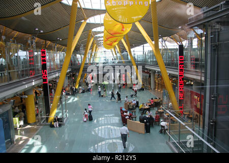 Aeroporto Internazionale Barajas di Madrid, Spagna Foto Stock