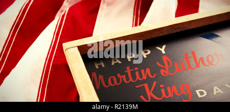 Immagine composita di felice Martin Luther King giorno Foto Stock