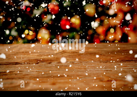 Immagine composita di neve caduta Foto Stock