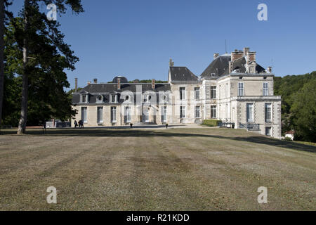 Il Chateau de Cirey (Castello) Cirey Cirey in-sur-Blaise, Haute-Marne, fu la casa dello scrittore Voltaire dal 1734 al 1749. Foto Stock