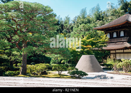 Ginkaku-ji, Padiglione di Argento a Kyoto, Giappone Foto Stock