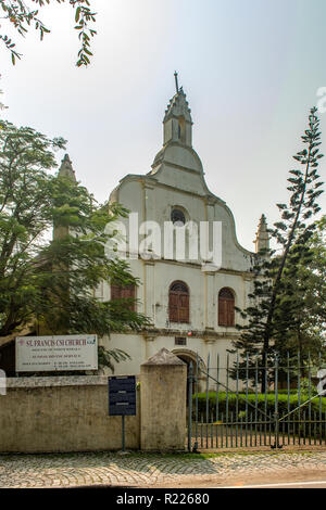 San Francesco Chiesa, Fort Cochin, Kerala, India Foto Stock