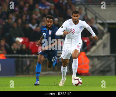 Londra, Regno Unito. 15 Novembre, 2018. Ruben Loftus-Cheek di Inghilterra durante il cordiale partita di calcio tra Inghilterra e Stati Uniti d'America presso la stadio di Wembley a Londra, Inghilterra, il 15 novembre 2018. Azione di Credito Foto Sport Credit: Azione Foto Sport/Alamy Live News Foto Stock