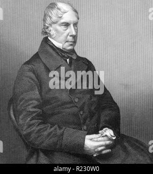 GEORGE HAMILTON-GORDON,4° Conte di Aberdeen (1784-1860), uomo politico britannico e primo ministro 1852-55 Foto Stock