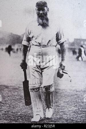 Il dottor William Gilbert Grazia (1848-1915), cricketer della leggendaria fama. Foto Stock