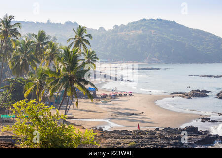 Ozran Beach nota come Little Vagator Beach, Goa, India, Asia Foto Stock