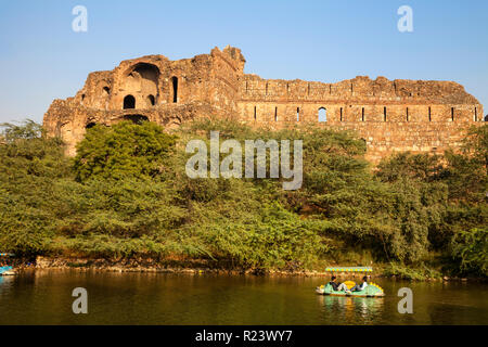 Purana Quila, Old Fort, Delhi, India, Asia Foto Stock