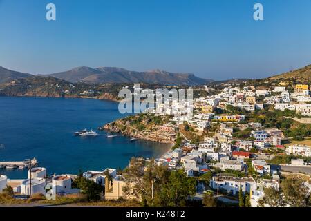 Pandeli, LEROS, DODECANNESO, isole greche, Grecia, Europa Foto Stock