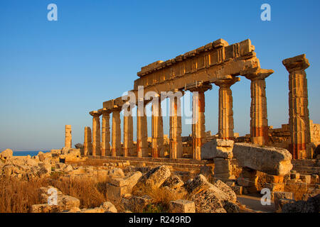 Selinunte, Sicilia, Italia, Europa Foto Stock