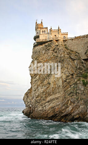 Swallow's Nest a Gaspra vicino a Yalta. La Crimea. L'Ucraina Foto Stock