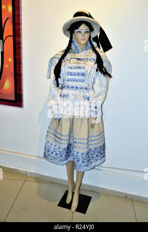 Costumi tipici della regione - centro culturale in HUARAZ. Dipartimento di Ancash.PERÙ Foto Stock