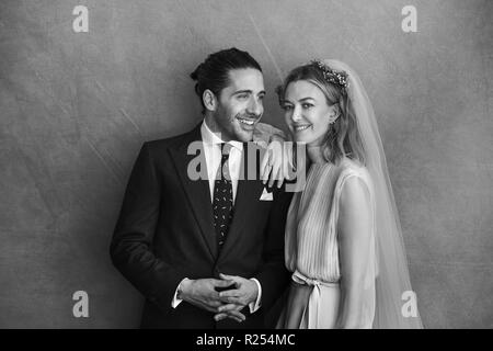 16 noviembre 2018 fotografo Peter Lindbergh CARLOS TORRETA;MARTA ORTEGA; 16/11/2018 Foto Stock