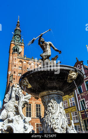 La città di Gdansk, Polonia Foto Stock