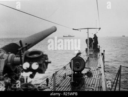 Durante la Seconda Guerra Mondiale sommergibile italiano a Bordeaux - base di betasom a Bordeaux , Francia Foto Stock