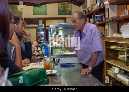 Sisto Malaspina nel 2014 - co proprietario di pellegrini's Foto Stock