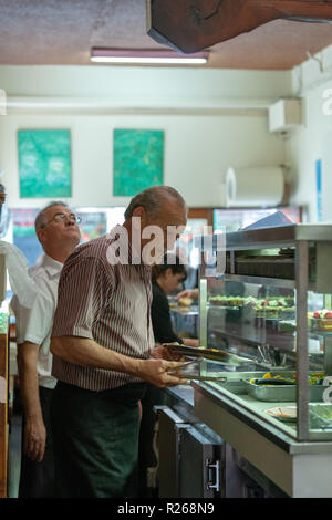 Sisto Malaspina nel 2014 - co proprietario di pellegrini's Foto Stock