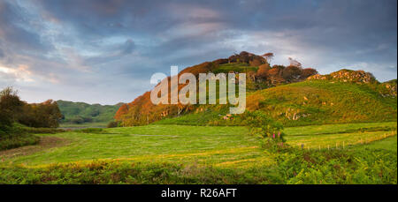 Creag Mhor Hill nella luce del tramonto, altopiani, Scozia Foto Stock