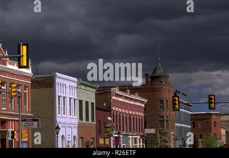 Denver è la più alta città incorporato e il secondo più alto comune incorporato negli Stati Uniti. Altitudine: 10,152 ft. (3094 metri). Popu Foto Stock